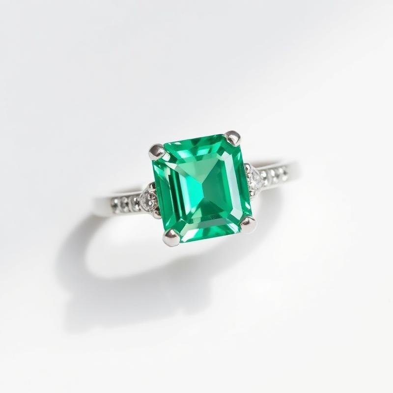 Verdant Solitaire Ring
